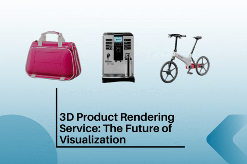 Photorealistic 3D product rendering of modern furniture for eCommerce display