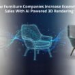 AI powered 3D rendering comparison with traditional furniture photography for ecommerce websites